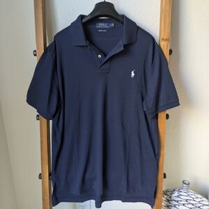 Polo by Ralph Lauren Deep Blue Polo Shirt - Size L
